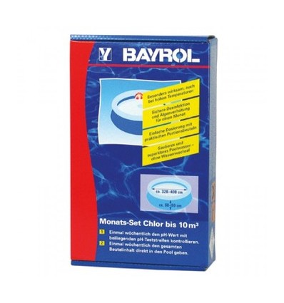 Комплект для дезинфекции активным кислородом бассейна 10 м3 на месяц (0,63 кг) Bayrol
