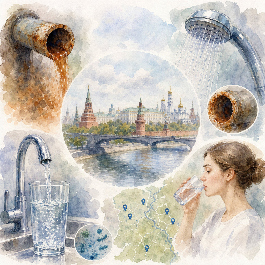 Проблемы с водой в Москве и Подмосковье: что делать с хлоркой и ржавчиной?